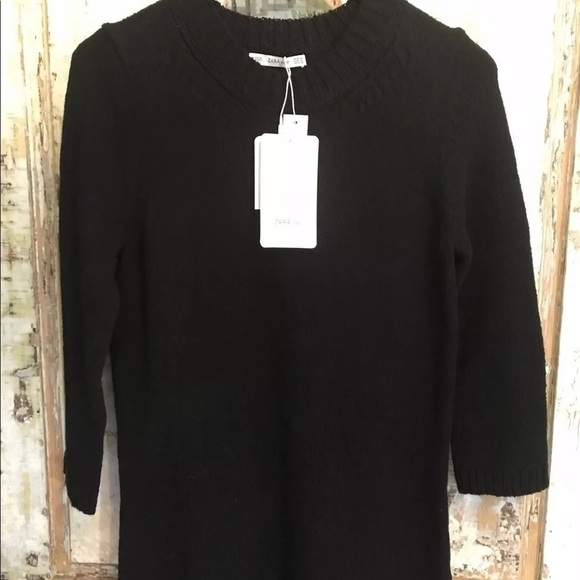 New Zara Knit Womens Sweater Dress S,M - Picture 4 of 7